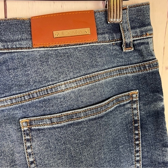 Escada | distressed embellished denim jeans - Picture 5 of 9